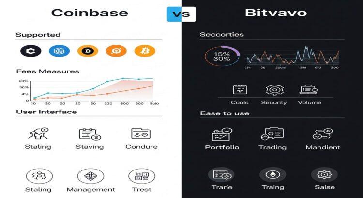 Infos zum Vergleich von Coinbase und Bitvavo, mit Darstellung von Funktionen, Gebühren und Sicherheit der Kryptobörsen.